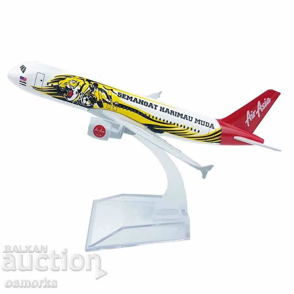 Auction Airbus 320 airplane model model metal A320 Air Asia Tiger Auction Airbus 320 airplane model model metal A320 Air Asia Tiger