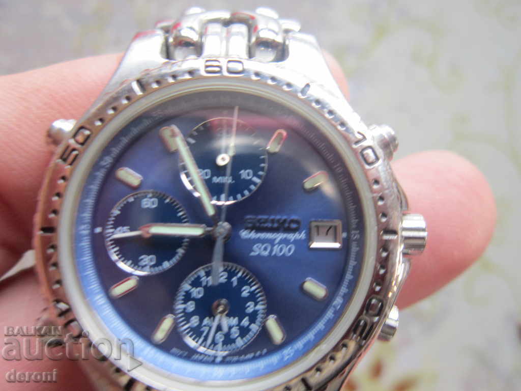 Seiko Chronograph SQ 100 Men's Watch - 7 Seiko Chronograph SQ 100 Men's Watch - 7