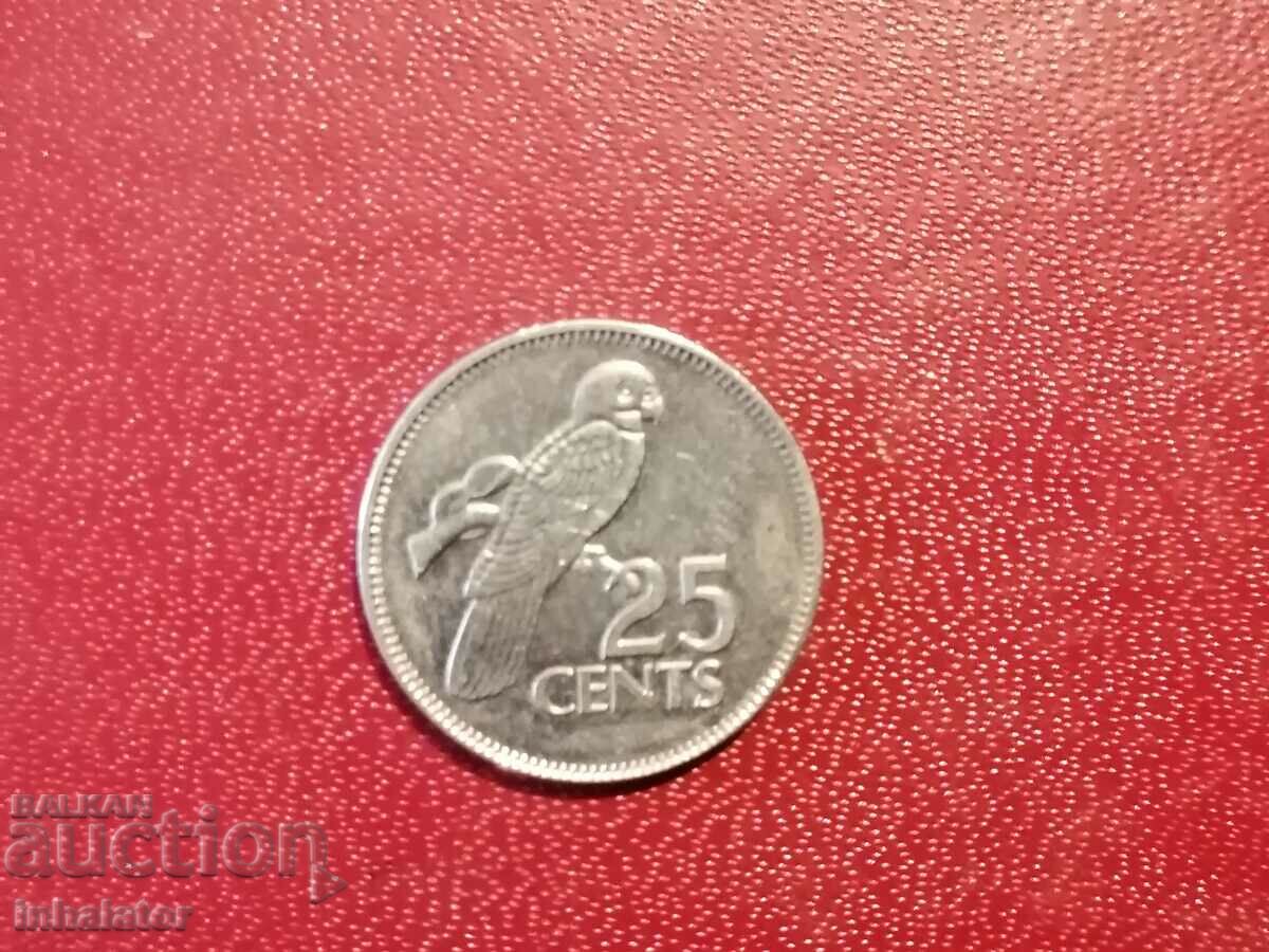 25 цента Сейшелски острови 2012 год
