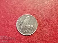 25 цента Сейшелски острови 2012 год
