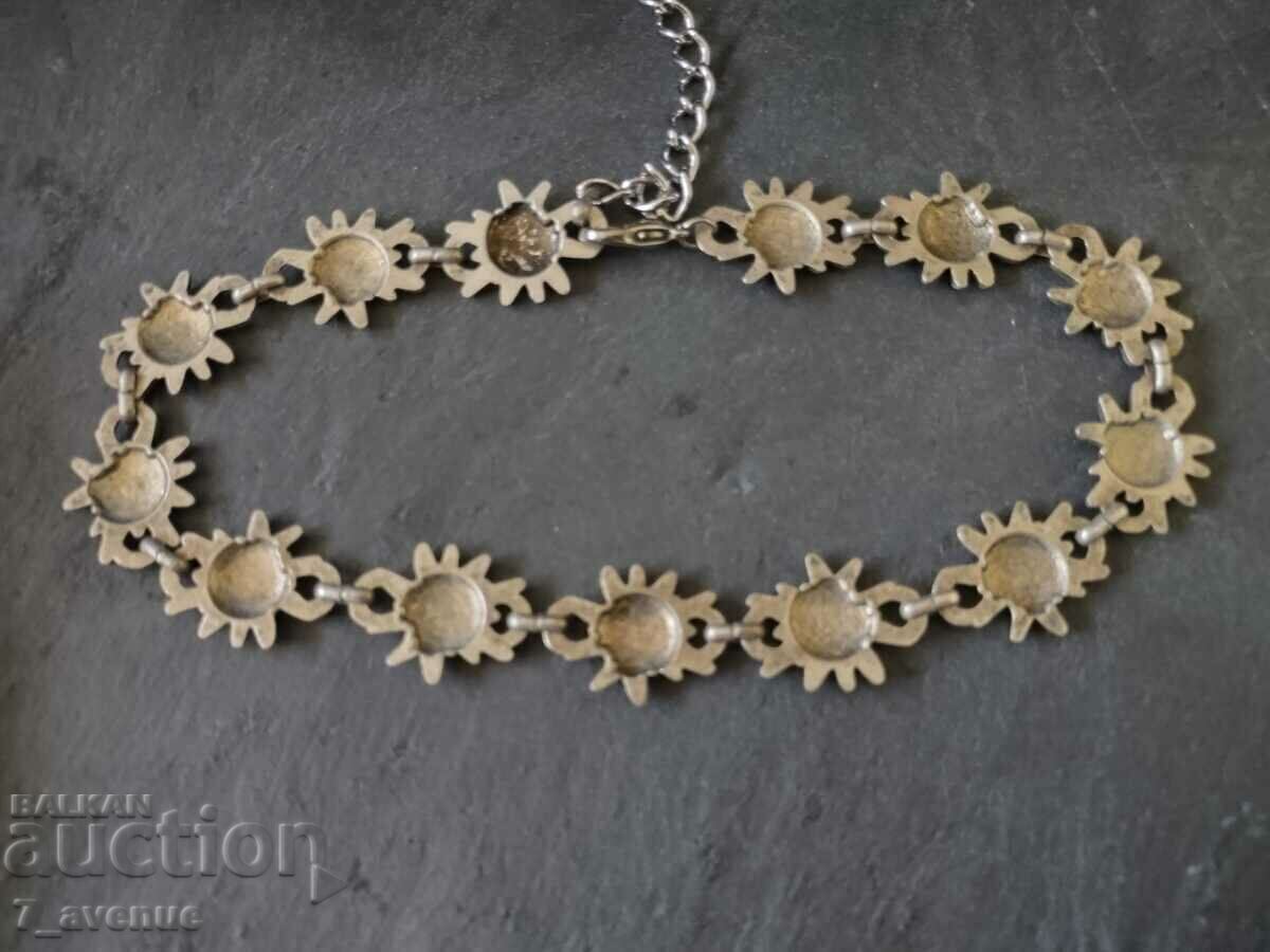 Necklace necklace, Edelweiss necklace, ethnic, costume, 27.03.24 with price 129.00 BGN | € 65.96 Necklace necklace, Edelweiss necklace, ethnic, costume, 27.03.24 with price 129.00 BGN | € 65.96