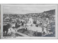 Παλιά καρτ ποστάλ του Κιουστεντίλ της δεκαετίας του 1930, θέα από την πόλη