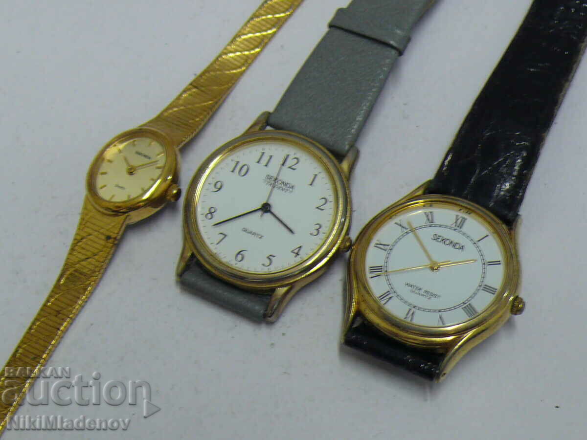 LOT SECONDA Men's wristwatches