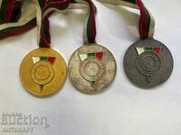 3 bucăți medalie BFS Republican Championship 1996 fotbal