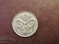 10 цента Нова Зеландия 1988 год