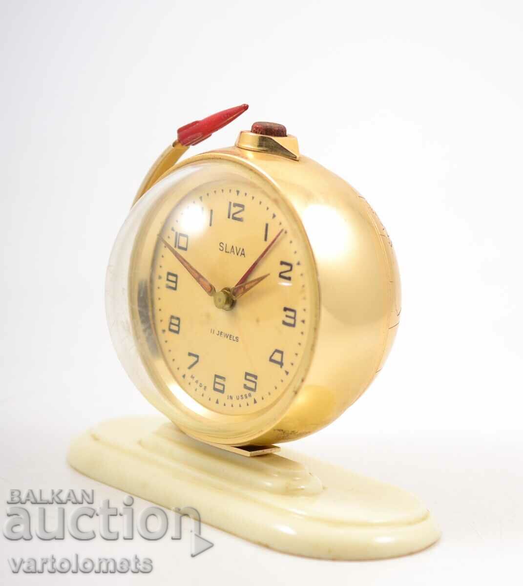 Alarm clock SLAVA USSR Space program, rocket - works with price 75.00 BGN | € 38.35 Alarm clock SLAVA USSR Space program, rocket - works with price 75.00 BGN | € 38.35