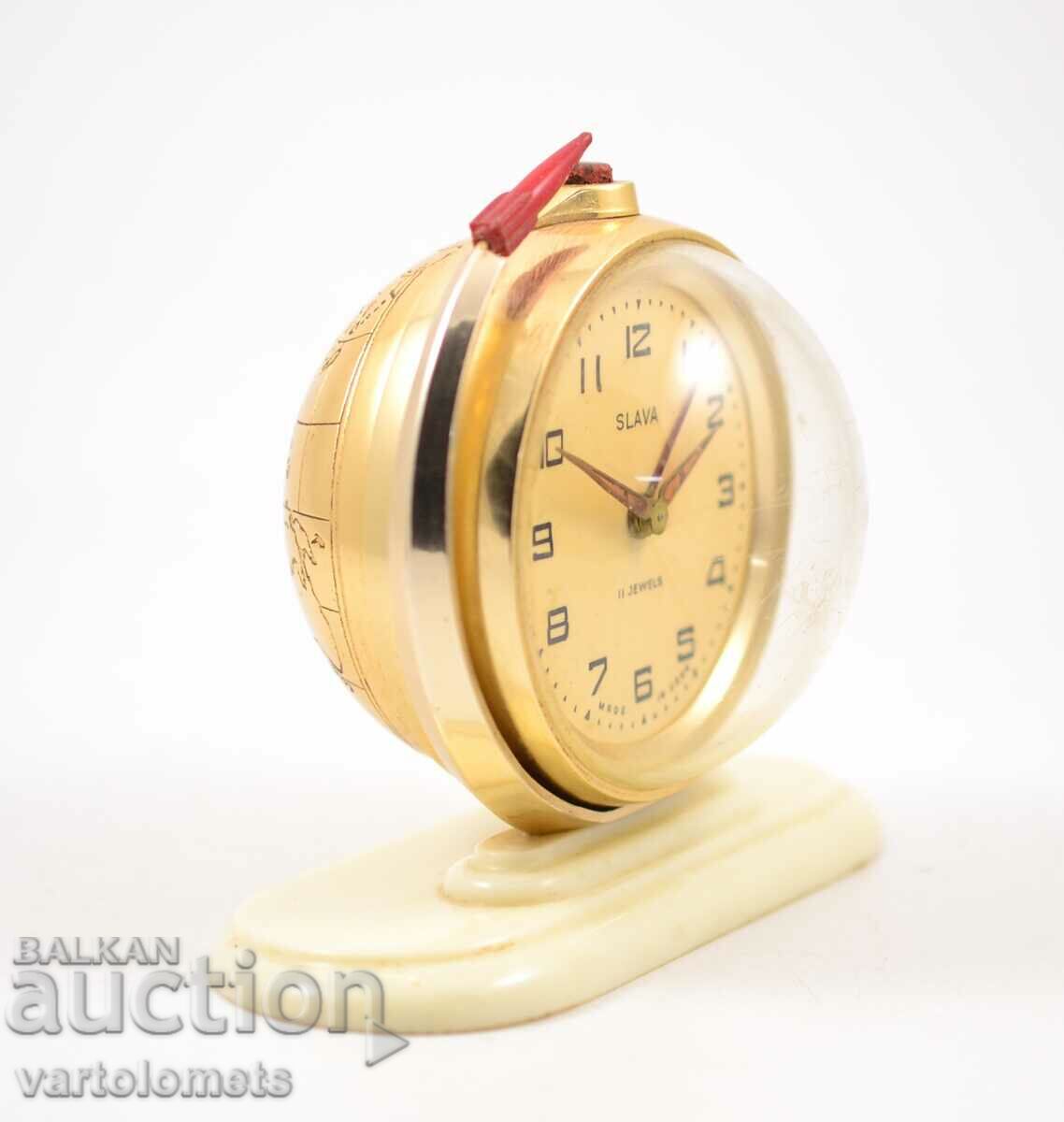 Auction Alarm clock SLAVA USSR Space program, rocket - works Auction Alarm clock SLAVA USSR Space program, rocket - works