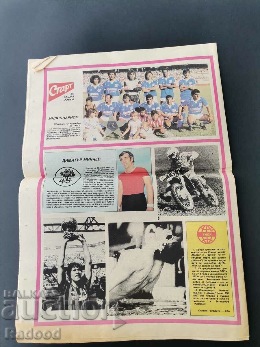 Licitație Ziarul „Start”. Numărul 938/1989