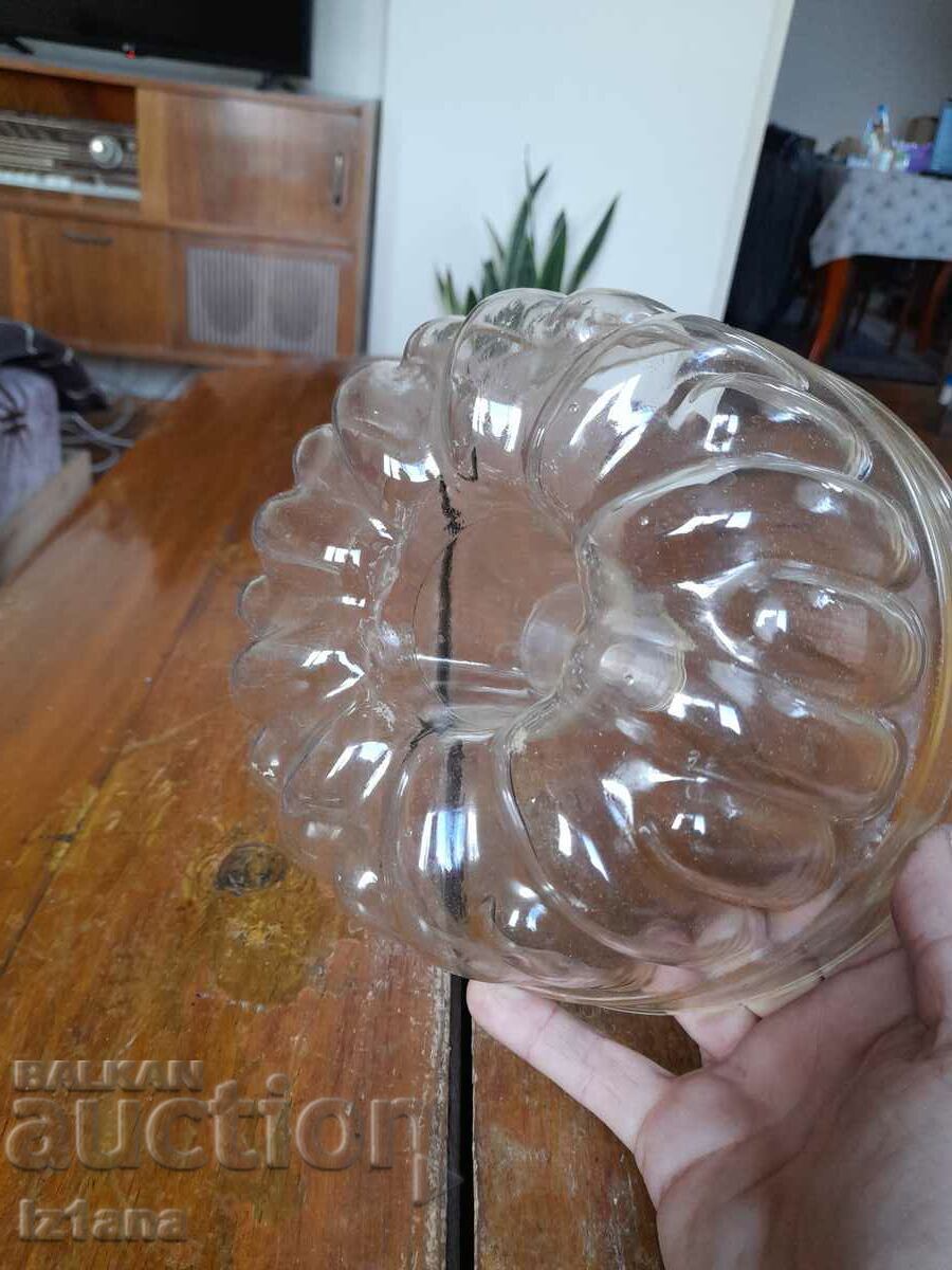 Παράδοση Παλιά γυάλινη φόρμα για κέικ Παράδοση Παλιά γυάλινη φόρμα για κέικ