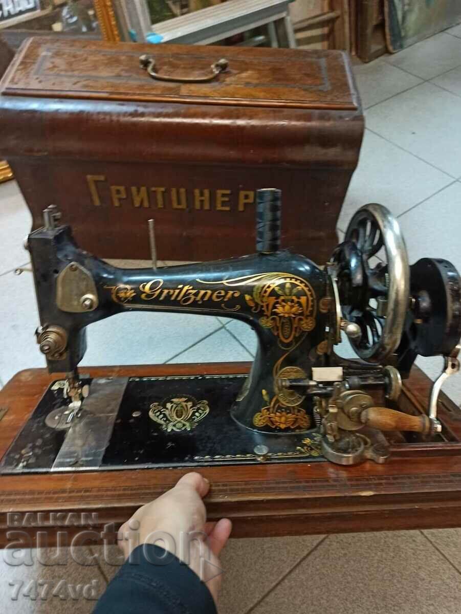 Delivery of Old Gritzner sewing machine Delivery of Old Gritzner sewing machine