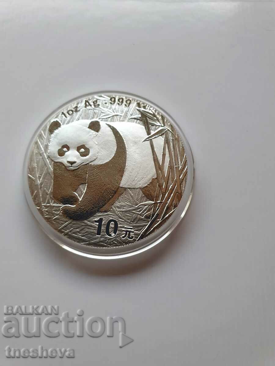 CHINESE PANDA 2002 - Silver 999
