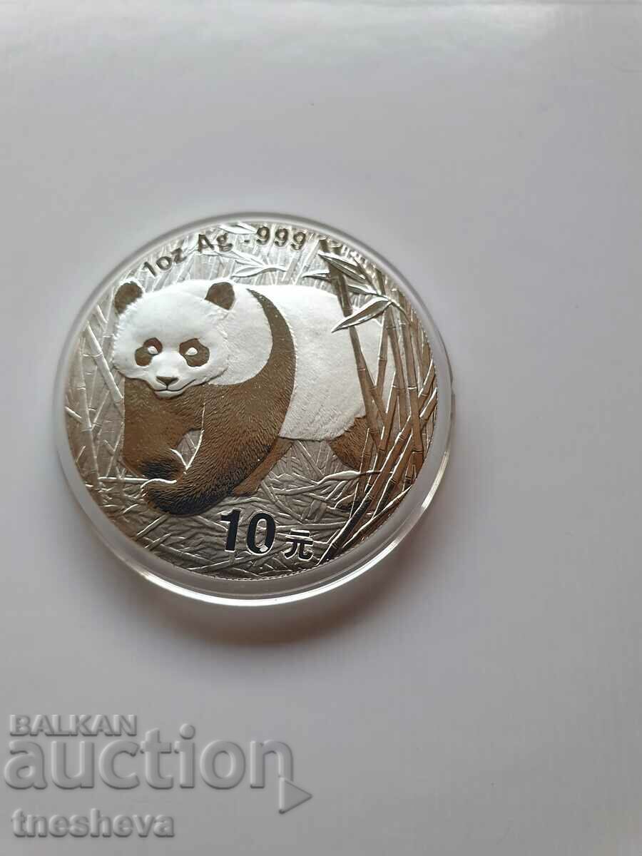 CHINESE PANDA 2002 - Silver 999 CHINESE PANDA 2002 - Silver 999