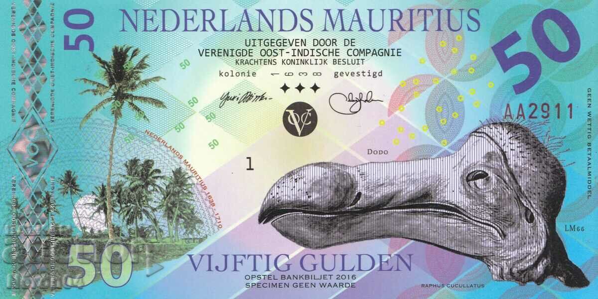 50 guilders 2016, Dutch Mauritius with price 14.99 BGN | € 7.66
