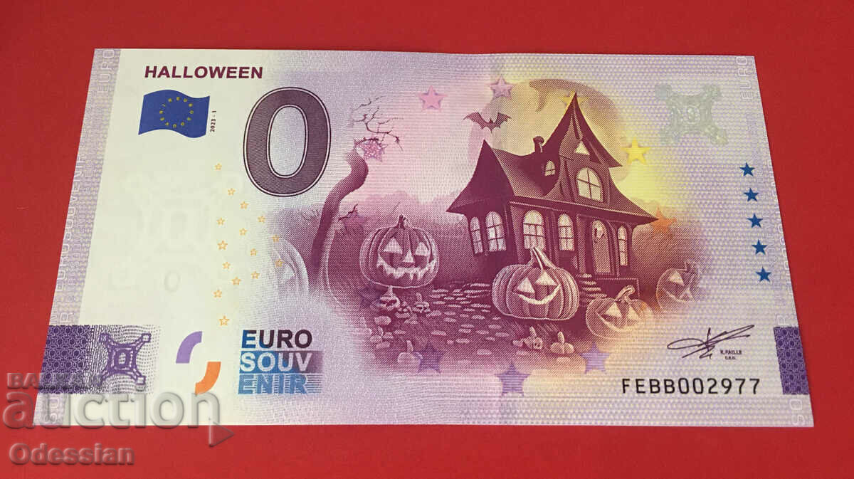 HALLOWEEN - 0 euro banknote / 0 euro