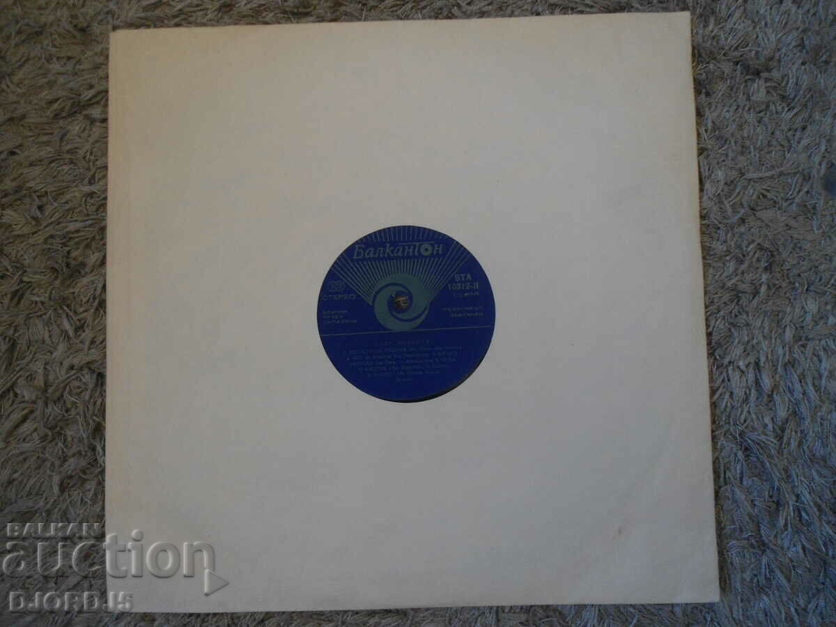 Licitație Lili Ivanova, VTA 10312, disc de gramofon, mare
