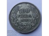 100 лева сребро България 1930 -  сребърна монета #31