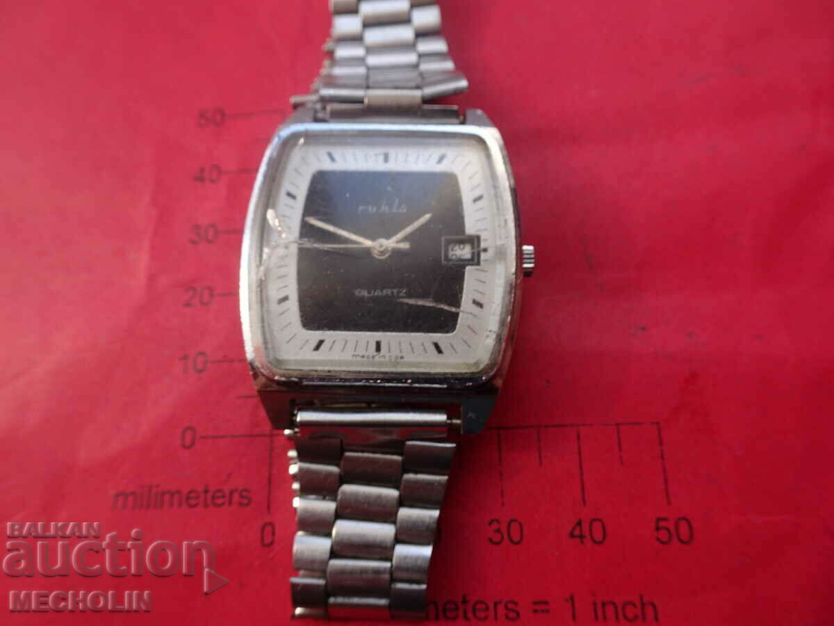 QUARTZ CLOCK GERMAN RUHLA with price 20.00 BGN | € 10.23
