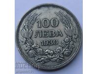 Ασήμι 100 λέβα Βουλγαρία 1930 - ασημένιο νόμισμα #33