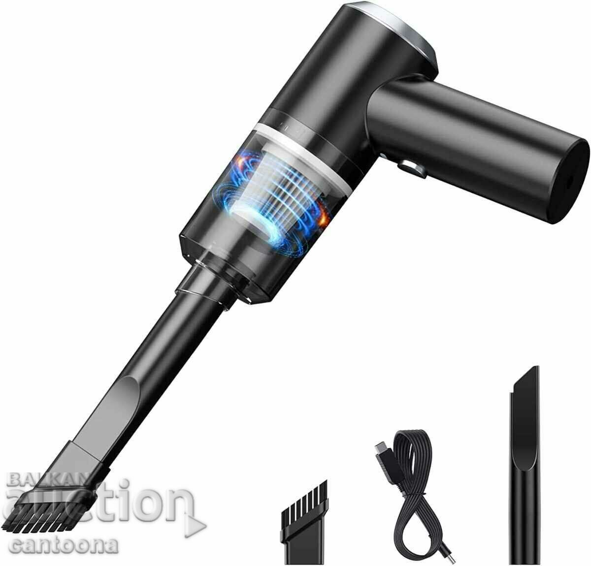 2 In 1 Wireless Mini Car Vacuum Cleaner, USB Charging with price 21.99 BGN | € 11.24 2 In 1 Wireless Mini Car Vacuum Cleaner, USB Charging with price 21.99 BGN | € 11.24