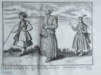 1739 - ГРАВЮРА - ПЕРСИЯ - ОРИГИНАЛ .