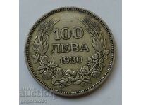 100 leva argint Bulgaria 1930 - monedă de argint #48