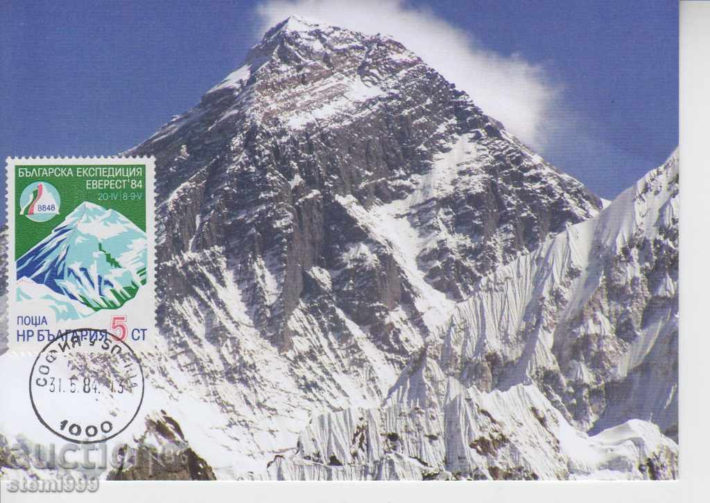 Harta maxima Muntele EVEREST Alpinism