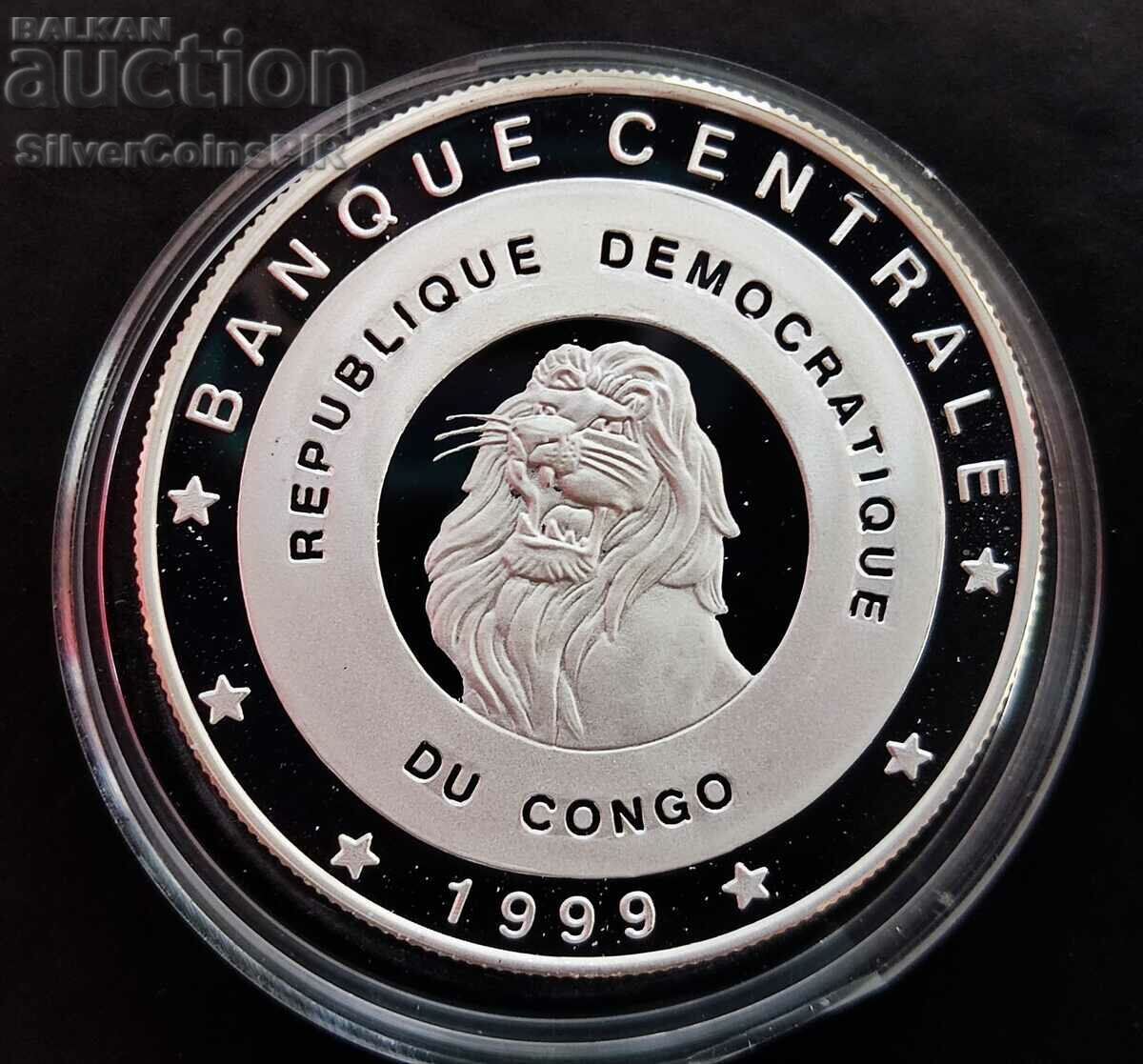 Silver 10 Franc Olympics Sydney 1999 Congo