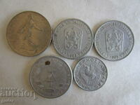 ❌❌ SET OF 5 (FIVE) OLD COINS, ORIGINAL, BZC❌❌