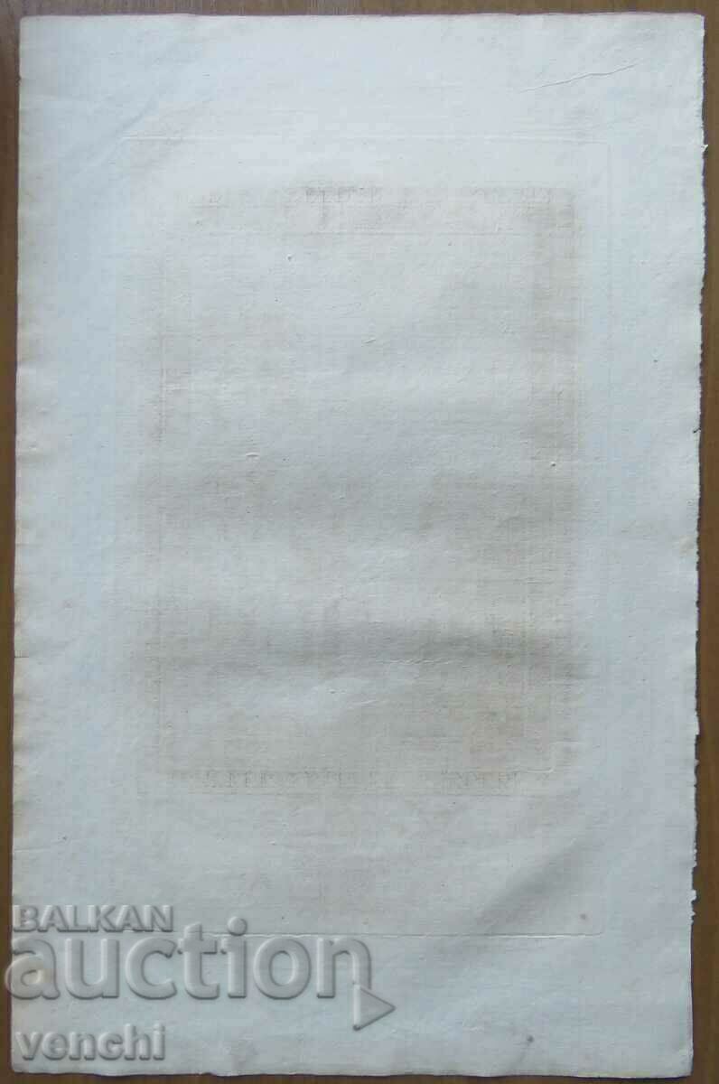 Livrarea 1780 - GRAVURĂ - MAURICE - Francis Drake - ORIGINAL