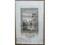 1780 - GRAVURA - MORRIS - Francis Drake - ORIGINAL