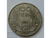 100 leva silver Bulgaria 1934 - silver coin #58