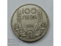 100 leva silver Bulgaria 1934 - silver coin #59