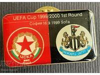 372 България знак футболен клуб ЦСКА Нюкясъл 1999г.