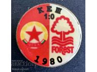 377 Η Βουλγαρία υπογράφει την ποδοσφαιρική ομάδα CSKA Nottingham Forest 1980.