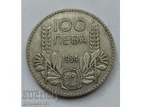 100 leva silver Bulgaria 1934 - silver coin #75