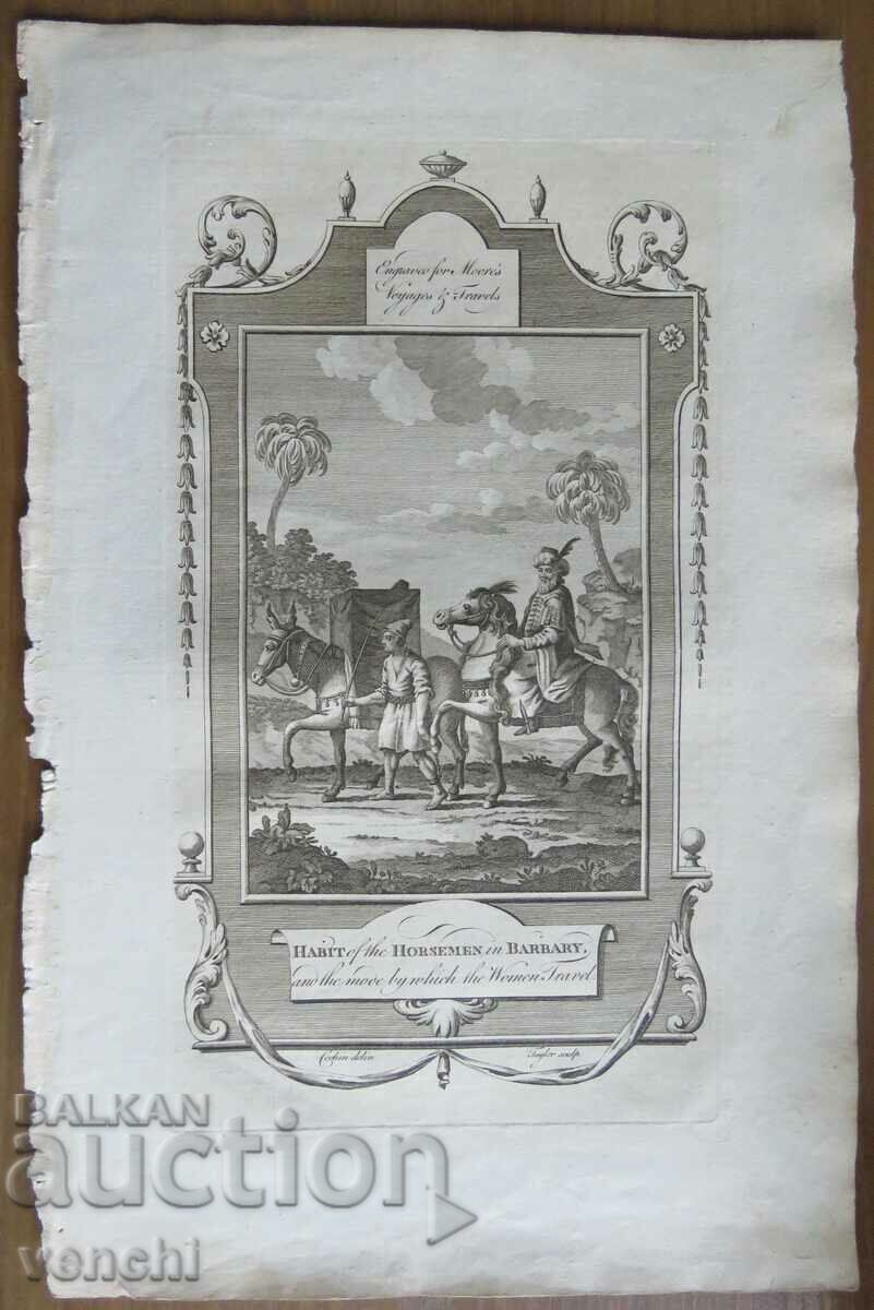 1780 - ГРАВЮРА - МОРИС - ОРИГИНАЛ