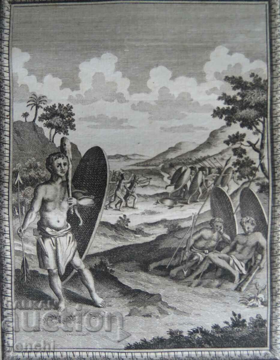 1780 - GRAVURĂ - MAURICE - CONGO - ORIGINAL cu preț € 34.99 | 68.43 BGN