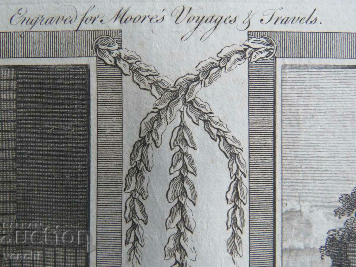 Livrarea 1780 - GRAVURA - MORRIS - FEMEI DIN AFRICA DE NORD - ORIGINAL