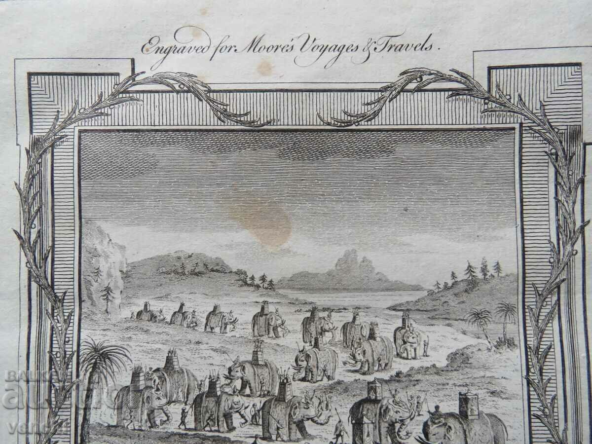 1780 - GRAVURĂ - MAURICE - PERSIA - ORIGINAL - 5 1780 - GRAVURĂ - MAURICE - PERSIA - ORIGINAL - 5