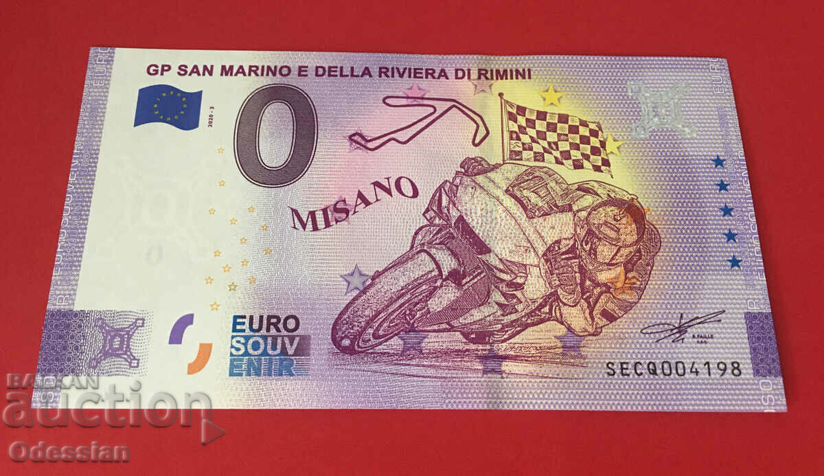 GP SAN MARINO LA DELLA RIVIERA DI RIMINI - bancnota 0 euro