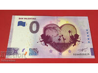 SAN VALENTINO - банкнота от 0 евро