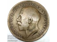 Marea Britanie 1 penny 1916 30mm bronz