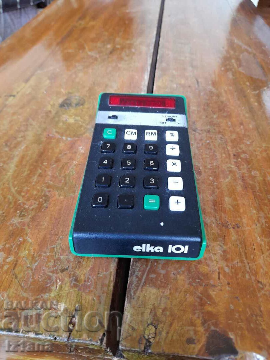 Old Elka 101 calculator