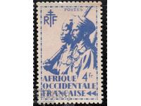 French West Africa-1945-Private-Colony Soldier,MNH!