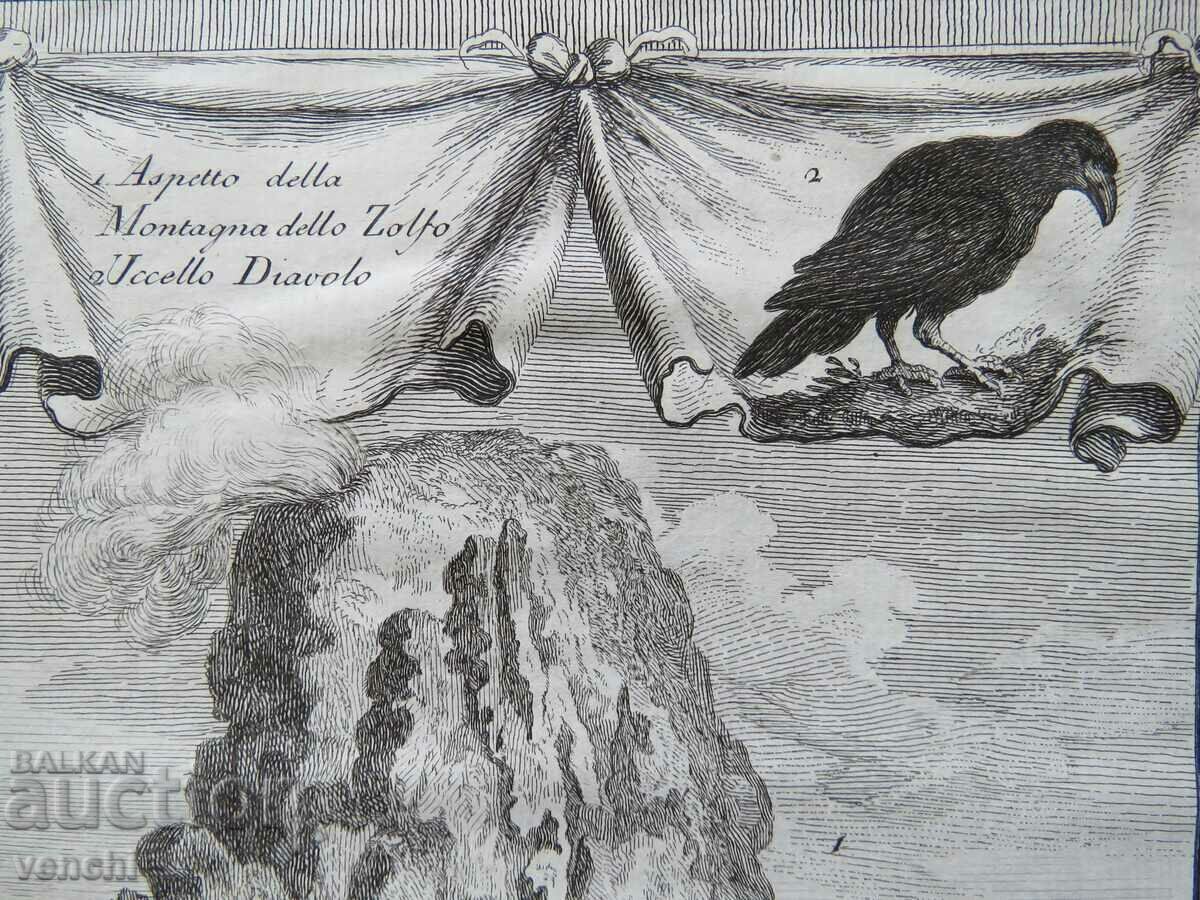 Auction 1763 - ENGRAVING - SULFUR MOUNTAIN - ORIGINAL Auction 1763 - ENGRAVING - SULFUR MOUNTAIN - ORIGINAL