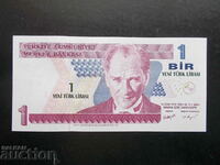 TURKEY, 1 lira, 2005, UNC