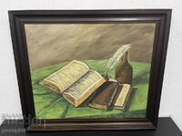 Oil painting on canvas with wooden frame. #5241