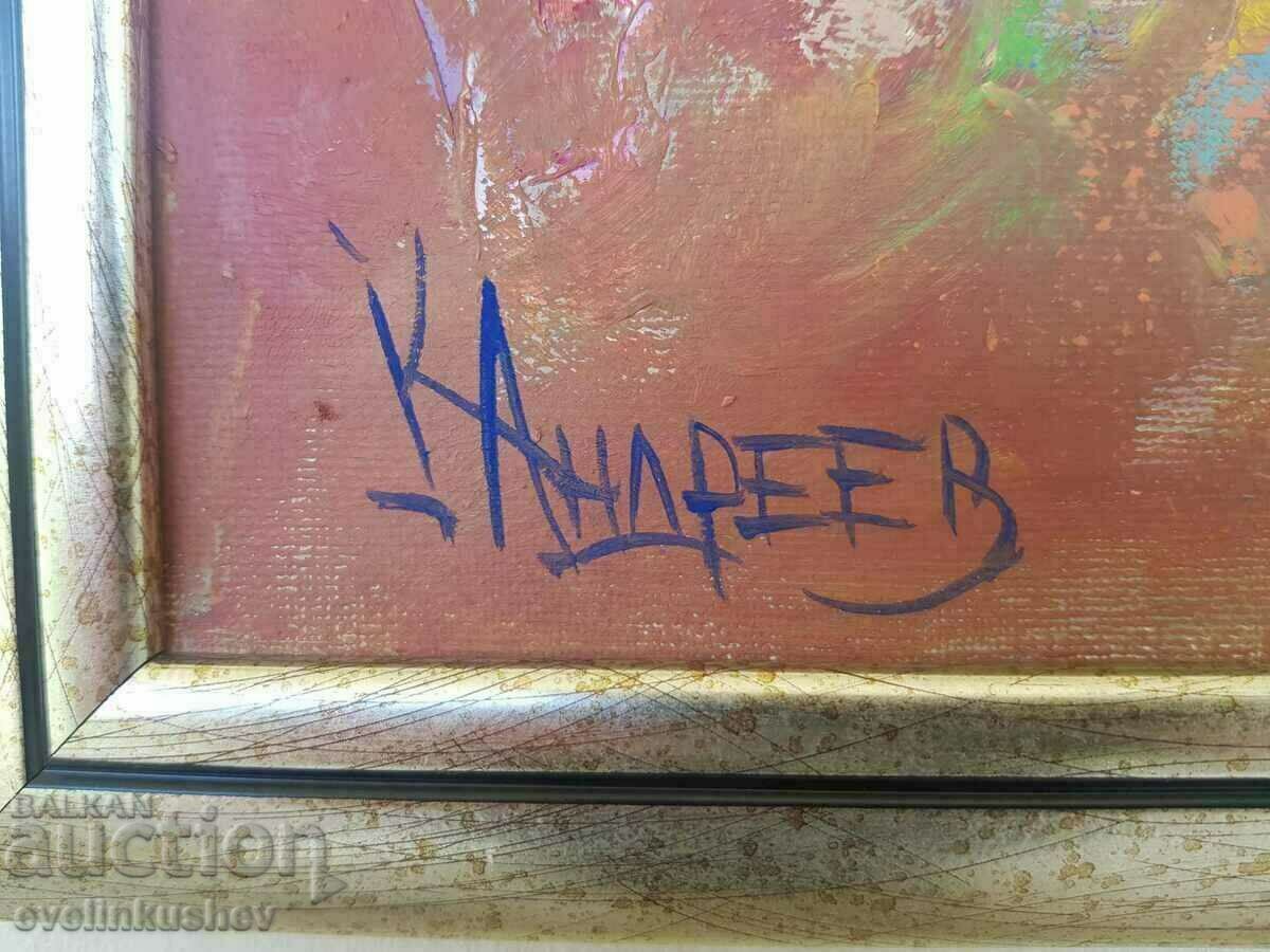 Auction Oil painting "The language of music" Kiril Andreev Auction Oil painting "The language of music" Kiril Andreev