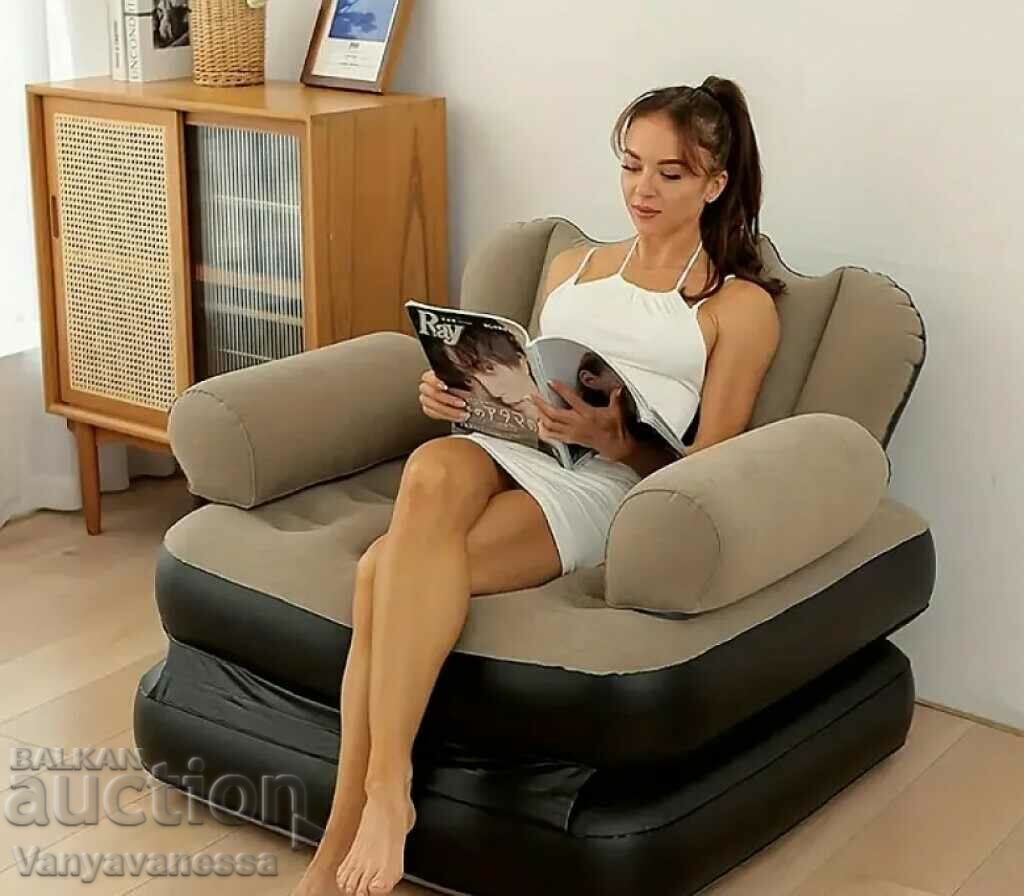 Inflatable armchair 5 in 1 SuperSofa - Five types of comfort in one