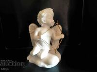 Beautiful Alabaster-Cherub Statuette